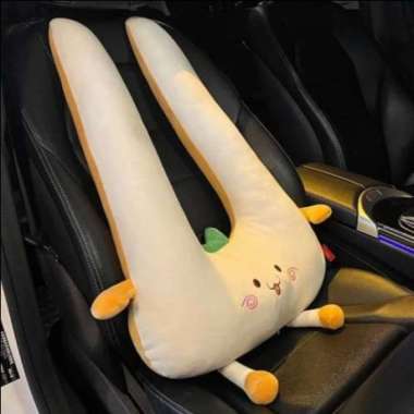 Car Cushion Children's Lumbar Pillow Neck Pillow Cartoon Cute Headrest senyum
