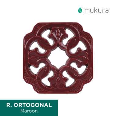 Roster Keramik Granit Mukura Ortogonal 30 x 30 cm Maroon