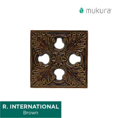 Roster Keramik Granit Mukura International 20 x 20 cm Brown