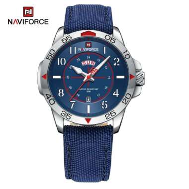 Jam Tangan Pria Naviforce 9204MN Nylon Strap Original SS-5