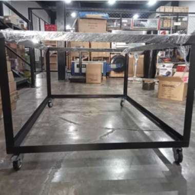 Meja Oven Meja Kaki Oven 1 Deck 2 Tray Siku Tebal 4 Roda Rem