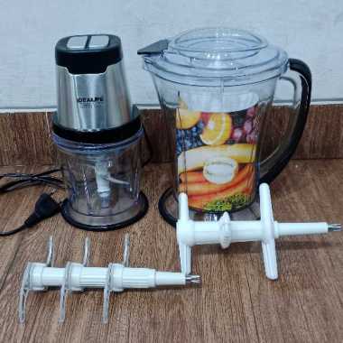 IDEALIFE Electric Chopper Double Bowl IL-219S IDEALIFE