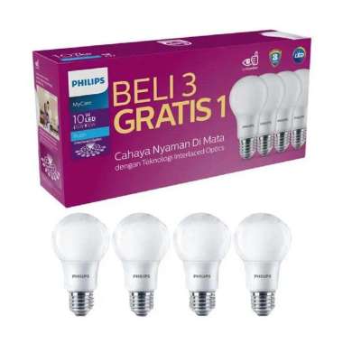 Lampu Philips MultiPack LEDBulb 10 Watt