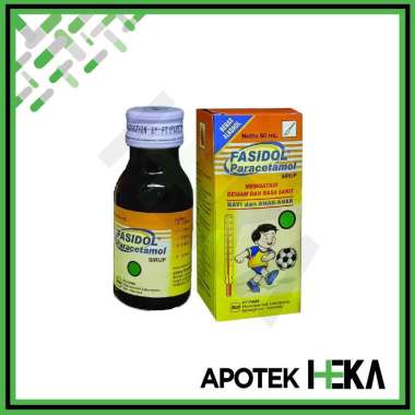 Fasidol Sirup 60 ml - Sirup Paracetamol Demam Anak