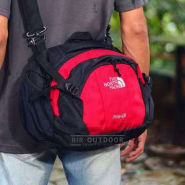 tas selempang the north face ter - Tas Pria outdoor TNf - navy Merah