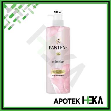 Pantene Shampoo Micellar Water Rosewater Detox & Hydrate Shampo 530 ml