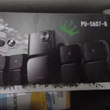 Speaker Gaming Power UP With Subwoofer 5 in 1 PU S607B