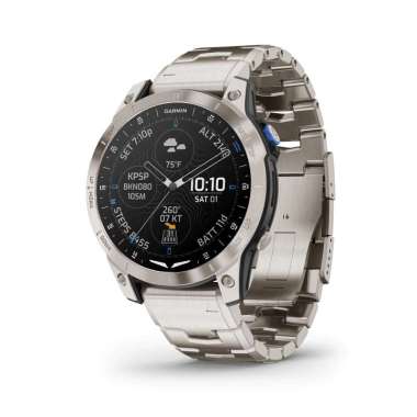 Garmin D2 Mach 1 Aviator Smartwatch Titanium