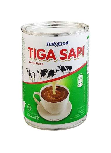 Promo Harga Tiga Sapi Krimer Kental Manis Putih 500 gr - Blibli