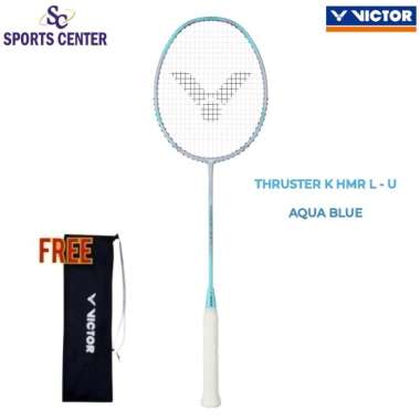 New Color Raket Badminton Victor Thruster K HMR L / K-HMRL U Aqua Blue ( 5U 6U ) 5U