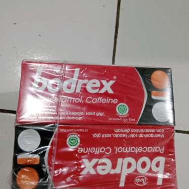 Bodrex bulat perpak isi 20 lapis