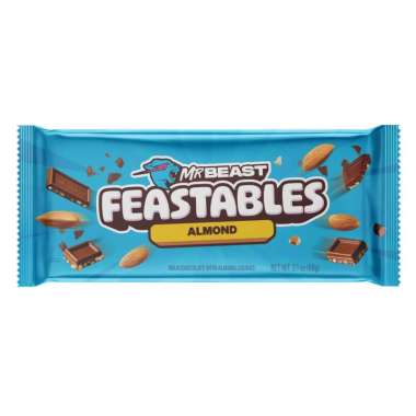 FEASTABLES MRBEAST ALMOND CHOCOLATE BAR 2.1OZ