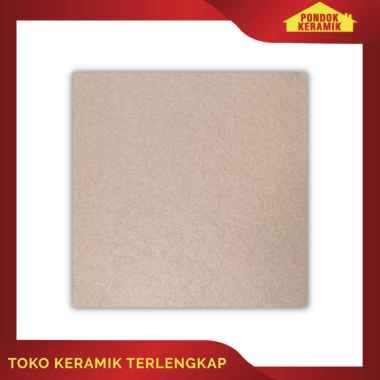 Keramik Lantai Asia 40x40 Oscar Brown Keramik Coklat Polos Kasar KW III