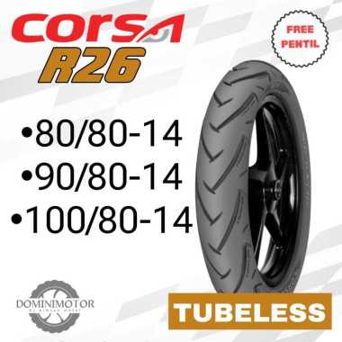 CORSA R26 Ring 14 Tubeless Ban Motor Ring 14 Tubles Ban Motor Corsa 90/80-14