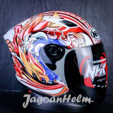NHK R1 ELITE ALONSO #8 | STAR WHITE | SINGLE VISOR - XL STANDART