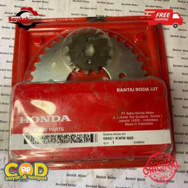 PAKET GEAR GIR SET HONDA KWW REVO BLADE DLL ASLI HONDA