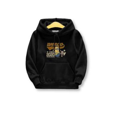 WEEGO Jaket Hoodie Anak Laki-Laki Perempuan 11-12 Tahun Original Korean Style Karakter Minion Sweate
