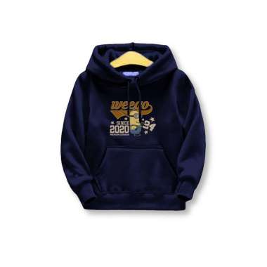 WEEGO Jaket Hoodie Anak Laki-Laki Perempuan 11-12 Tahun Original Korean Style Karakter Minion Sweate