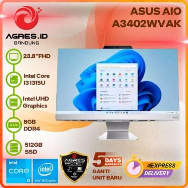 Asus AIO A3402WVAK I3 1315U 8Gb 512Gb 23.8" FHD