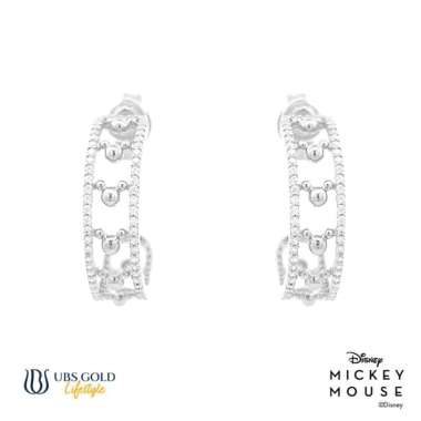 UBS Gold Anting Emas Disney Mickey Mouse - Cwy0051 - 17k White Gold