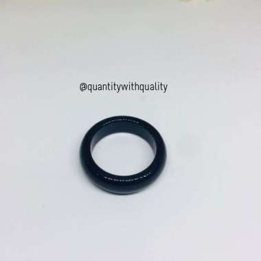 Cincin Pria Dan Wanita Batu Giok Asli Taiwan Natural 8 Hitam