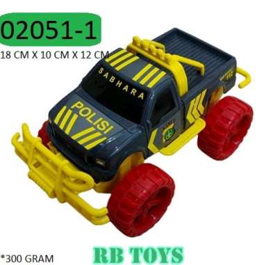MAINAN MOBIL JEEP FRICTION 02051-1 JEEP PUTIH DISHUB