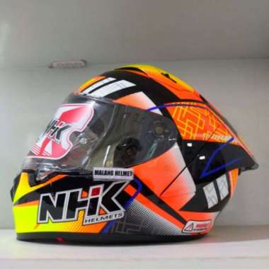 HELM NHK GP R TECH STREET ULTRA GP EDITION R44 BLACK YELLOW GLOSSY L