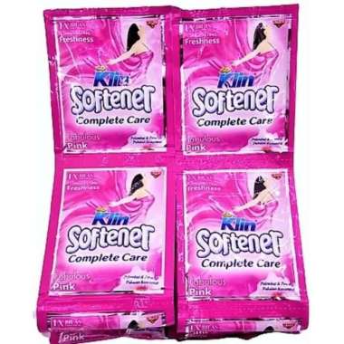 SoKlin Softener 1x Bilas Renceng Complete Care Pink 12x14ml