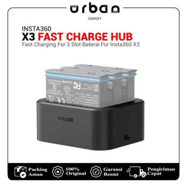 Insta360 ONE X3 Fast Charge Hub Fast Charger 3 Slot Insta 360 X3