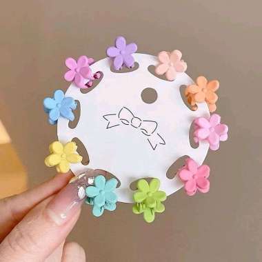 Jepit Rambut Kecil Hair Pin Set 10pcs Bunga