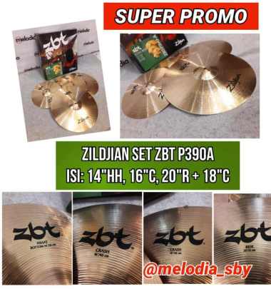 Zildjian Set ZBT P390A , Cymbal Set, Box Set