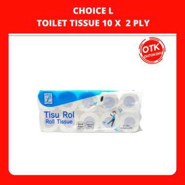 CHOICE L TISSUE TISSU TISU TOILET TISU GULUNG 10 ROLL 2 PLY