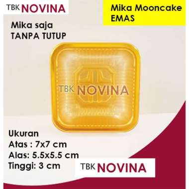 [10 PCS ] MIKA MOONCAKE EMAS / TRAY EMAS MOONCAKE TRAY MOON 7cm