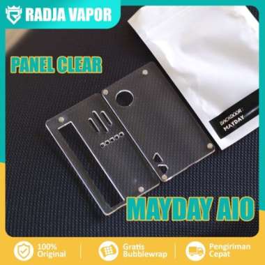 CLEAR PANEL MAYDAY AIO / MANTO AIO AKRILIC PANEL DOOR TRANSPARANT DEPAN + BELAKANG