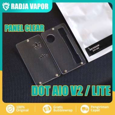 CLEAR PANEL DOT AIO V2 / DOT AIO LITE AKRILIC PANEL DOOR TRANSPARANT DEPAN + BELAKANG