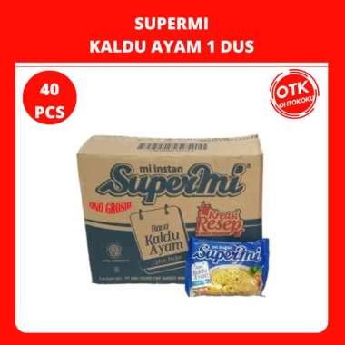 Supermi Mi Instan Kaldu Ayam 1 Dus x 40pcs