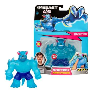 Mainan Mr Beast Lab Stretchy Hero Pack Iconic Panther