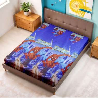 Berkah Saluyu - Sprei Motif Anak Ukuran 100x200cm Motif Karakter Spiderman