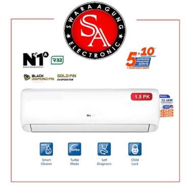 AC Split 1.5 PK GREE Deluxe Series Type : GWC-12NA1 - Black Diamond Series ( MEDAN )