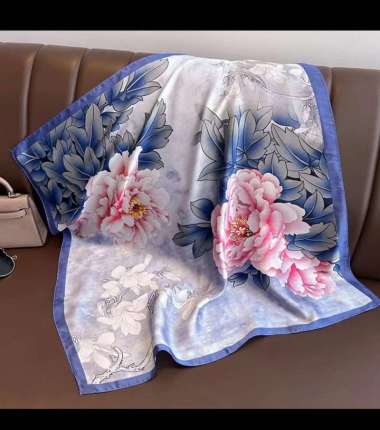 ANGELA 70x70cm Korean syal scarf leher scarf tas neck scarf 16