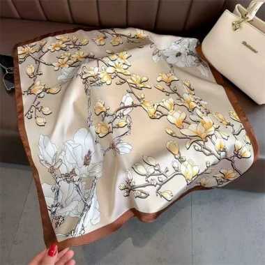 ANGELA 70x70cm Korean syal scarf leher scarf tas neck scarf 34