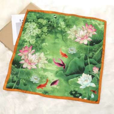 ANGELA 70x70cm Korean syal scarf leher scarf tas neck scarf 40