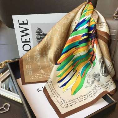 ANGELA 70x70cm Korean syal scarf leher scarf tas neck scarf 62