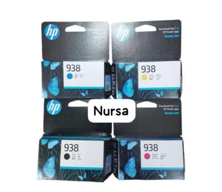 Tinta cartridge 938 (B, C, Y, M) 1set Original for OfficeJet Pro 9110 | 9120 | 9130 | 9720 | 9730 -