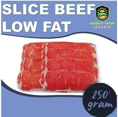 daging sapi slice low fat / daging sapi segar slice low fat / slice rendah lemak 250 gram