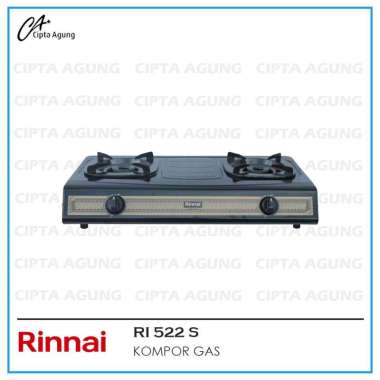 KOMPOR GAS RINNAI RINAI 2 TUNGKU RI 522S RI-522S RI-522 S