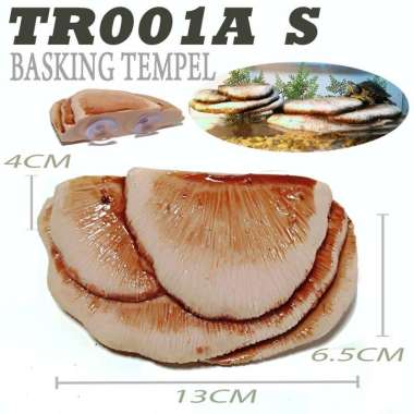 TR002B BASKING SPOT RAMP TURTLE TANGKRINGAN TEMPAT BERJEMUR BERMAIN REPTILE KURA-KURA AIR BRAZIL RES