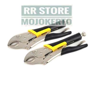 TANG BUAYA JEPIT 10" GAGANG KARET - Locking Plier Curve Vise Grip Heavy Duty
