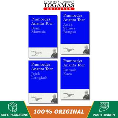 [PRE-ORDER] TETRALOGI BURU PRAMOEDYA ANANTA TOER - BUMI MANUSIA || ANAK SEMUA BANGSA || JEJAK LANGKA