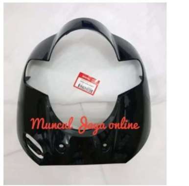 64301-K93-N00ZP Tebeng Tameng Lampu depan Bodi depan Warna Hitam Panel Cover FR Top Scoopy FI Esp